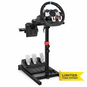 DIWANGUS Steering Wheel Stand Foldable Racing Steering Wheel Stand Suitable for Logitech G27 G29 G920 G923 Thrustmaster T248X T248 T300RS T300 PS4 PS5 TX Xbox 360 Xbox One