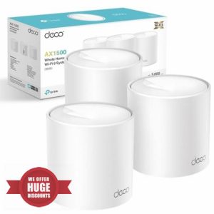 TP-Link Deco X10(3-pack) AX1500Mbps Whole Home Mesh WiFi 6 System