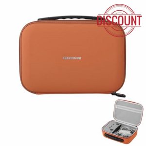 GOUKAWADA Portable Case for DJI Neo Hard Shell Travel Storage Bag for DJI Neo Drone Shockproof and Anti Fall Applicable to Storage Drone Remote Control Battery Charging Line Aceessories (Orange)
