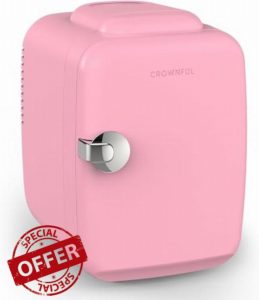 CROWNFUL Mini Fridge