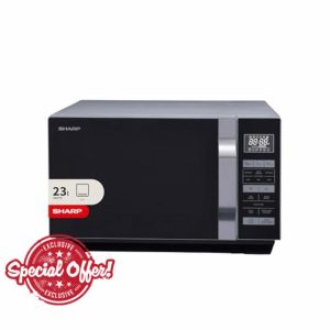 Sharp R360SLM Silver Microwave 900W 23L