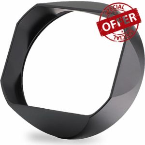 Haoge Square Metal Lens Hood for Leica Q3 Q3-43 Camera Accessories Black LH-LQ343B