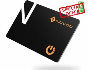 NOVOO Slim SmartCard Wallet Tracker Air Tag - 1.6mm Thin