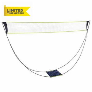 YIGZYCN Foldable Badminton Set Easy Standard Volleyball Net For Professional Tennis Pickleball Training Indoor Outdoor Sports