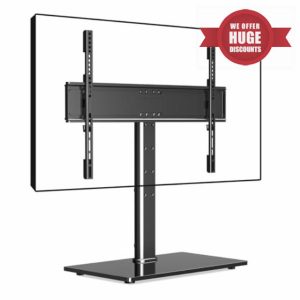 suptek Reinforced Universal TV Stand for Large TVs in 37-75 inch