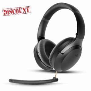 Avantalk Aria 3 - Bluetooth 5.3 Noise-Cancelling Headset with Mic for Work Calls & Music