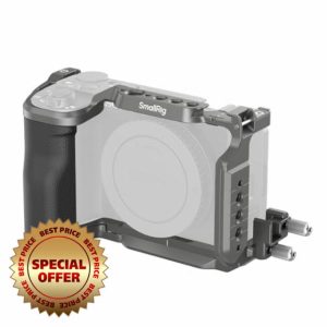SMALLRIG ZV-E10 II HawkLock Quick Release Cage Kit for Sony ZV-E10 II with Cable Clamp for HDMI