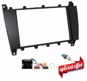 MOTORGUARD Stereo Double Din Facia Fascia Kit Surround For Mercedes C-Class W203 2004-2007