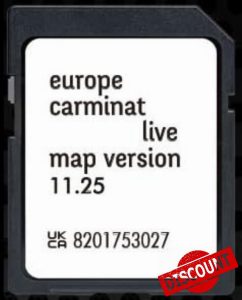Europe 2024 GPS Navigation SD Card - Version 11.25 - Compatible with Renault Tomtom Live