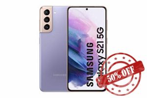 Samsung Galaxy S21 5G Smartphone SIM Free Android Mobile Phone Phantom Violet 128GB (Renewed)