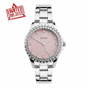 Sekonda Elizabeth Women's Quartz Watch 33mm with Stone Set Case