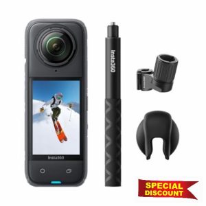 Insta360 X4 Ski Bundle - 8K Waterproof 360 Action Camera