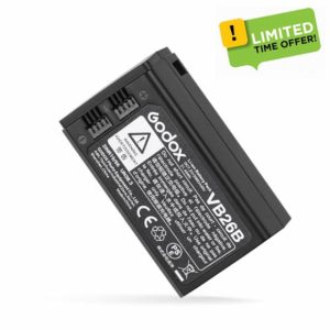 Godox VB26B VB26A VB26 Battery 7.2V/2980mAh for Godox V1C V1N V1S V1F V1O V1P round flash