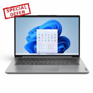 Lenovo IdeaPad 1 | 15 inch Full HD Laptop | Intel Pentium Silver N6000 | 4GB RAM | 128GB eMMC | Windows 11 Home in S Mode | Cloud Grey | Microsoft 365 Personal