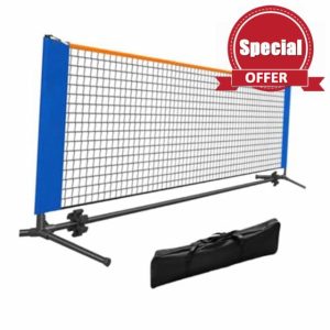 LOVIVER 9.84ft Pickleball Net Tennis Net Accessories Badminton Net Practice Net Pickle Ball Net for Game Outdoor Activities Law