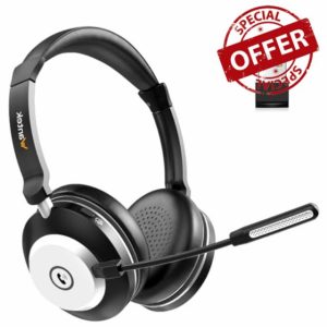 Wantek Wireless Headset with Mic for Work