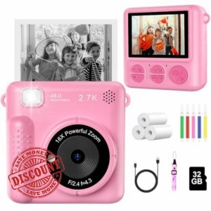 CUIOLTOY Kids Camera Instant Print
