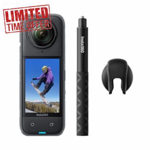 Insta360 X4 Snowboard Bundle - 8K Waterproof 360 Action Camera