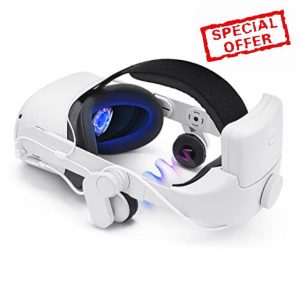Lampelc Head Strap with Headphone for Quest 2