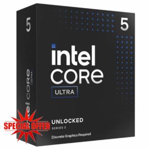 Intel® Core™ Ultra 5 Desktop Processor 245KF 14 cores (6 P-cores + 8 E-cores) up to 5.2 GHz
