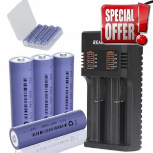 3.7 Volt Rechargeable Battery and Charger