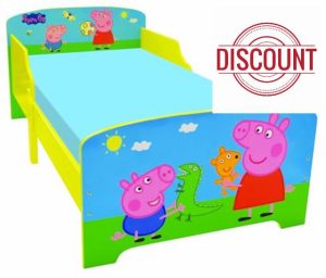 Peppa Pig Toddler Bed with Safe guardrails