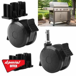 2 Pack 67066 Grill Wheels & Caster Inserts Compatible with Weber GS4 Genesis II SE335 CE310 S310 S315 E210 E310 E410 E610
