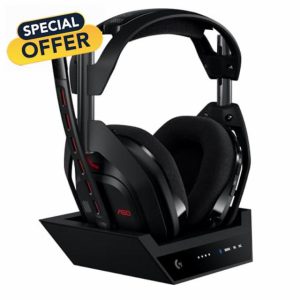 Logitech G Astro A50 LIGHTSPEED Wireless Gaming Headset + Base Station (Gen 5)