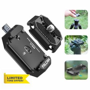 ULANZI F38 Camera Quick Release Plate w 1/4" to 3/8" Screw Thread