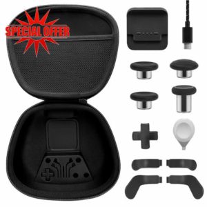 Gopiiphon Complete Component Pack For Xbox Elite Series 2 Elite Series 2 Controller Accessories With Carry Case 4 Thumbsticks