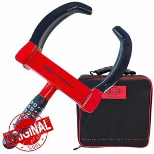 HEYNER® Wheel Clamp Lock Coded T-Block Pro (850500) - Advanced Anti-Theft Security Device for Campervans and Cars - 5-Digit Combination Lock