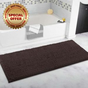 Extra Large Bathroom Rug Long Plush Bath Mat