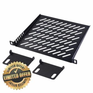 GeeekPi RackMate Accessories Rack Shell 10 Inch 0.5U Rack Shelf