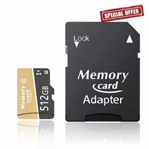 512GB Memory Card with Adapter