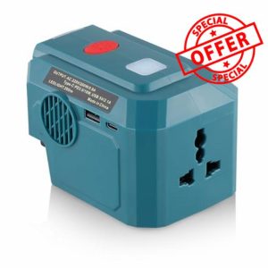 200W Power Inverter for Makita 18V Battery with 3 Ports