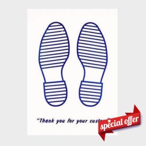 CVS White Paper Car Mats 200 Packs - Disposable Paper Car floor mats