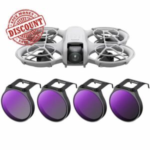 K&F Concept 4-Pack ND Filters for DJI NEO- ND8 ND16 ND32 ND64