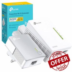 TP-Link AV600 Powerline Adapter Wi-Fi Extender Kit