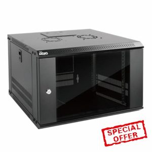 Tecmojo 6U Wall Mount Server Cabinet IT Network Rack Enclosure