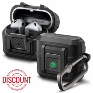 Spigen Lock Fit Case Compatible with Samsung Galaxy Buds 3 Pro | Samsung Galaxy Buds 3 - Matte Black