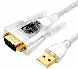 DTech USB to Serial Adapter Features FTDI Chip DB9 9 Pin RS232 to USB Cable FT231 Chipset Compatible with Windows 11 10 8 7 XP Mac OS Linux RS-232 Data Lights Detect (2M)