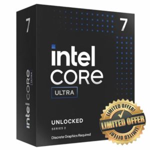 Intel® Core™ Ultra 7 Desktop Processor 265KF 20 cores (8 P-cores + 12 E-cores) up to 5.5 GHz
