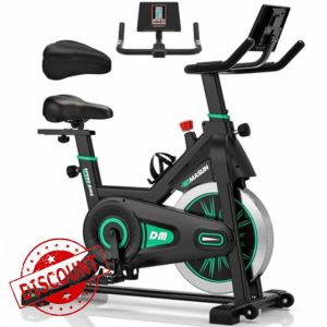 DMASUN Exercise Bike Professional with Large Tablet Holder & Comfortable Seat