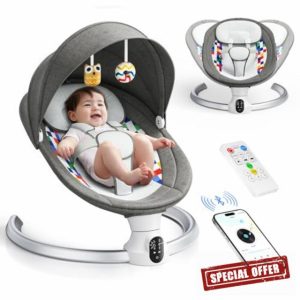 Aoykkii Electric Baby Bouncer with Mobile App Control