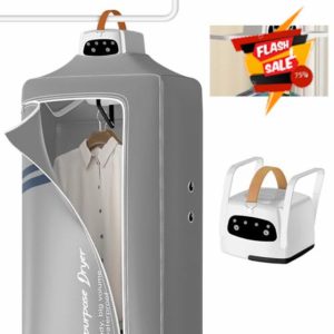 800W Mini Electric Indoor Clothes Dryer Machine with Clothes Drying Bag