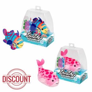 Zhu Zhu Pets | Zhu Zhu Aquarium Toy Fish Twin Pack - Lorelei & Talulla | Interactive