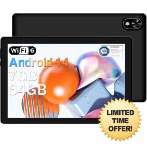 DOOGEE U9 2024 Newest Android 14 10" Tablet 7GB RAM+64GB ROM 1TB TF