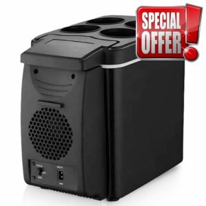 Car Fridge Cooler - 12v Refrigerator Freezer Heater 6l