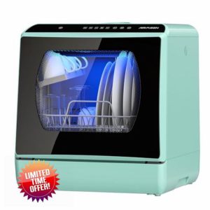 AIRMSEN Mini Table Top Dishwasher