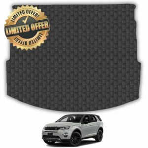 CAR MAT CO Boot Liner for Land Rover Discovery Sport (2015-2019) Heavy Duty Rubber Tailored Fit Car Boot Mat Protector Dog Friendly Black Custom Fitted Premium Dirt